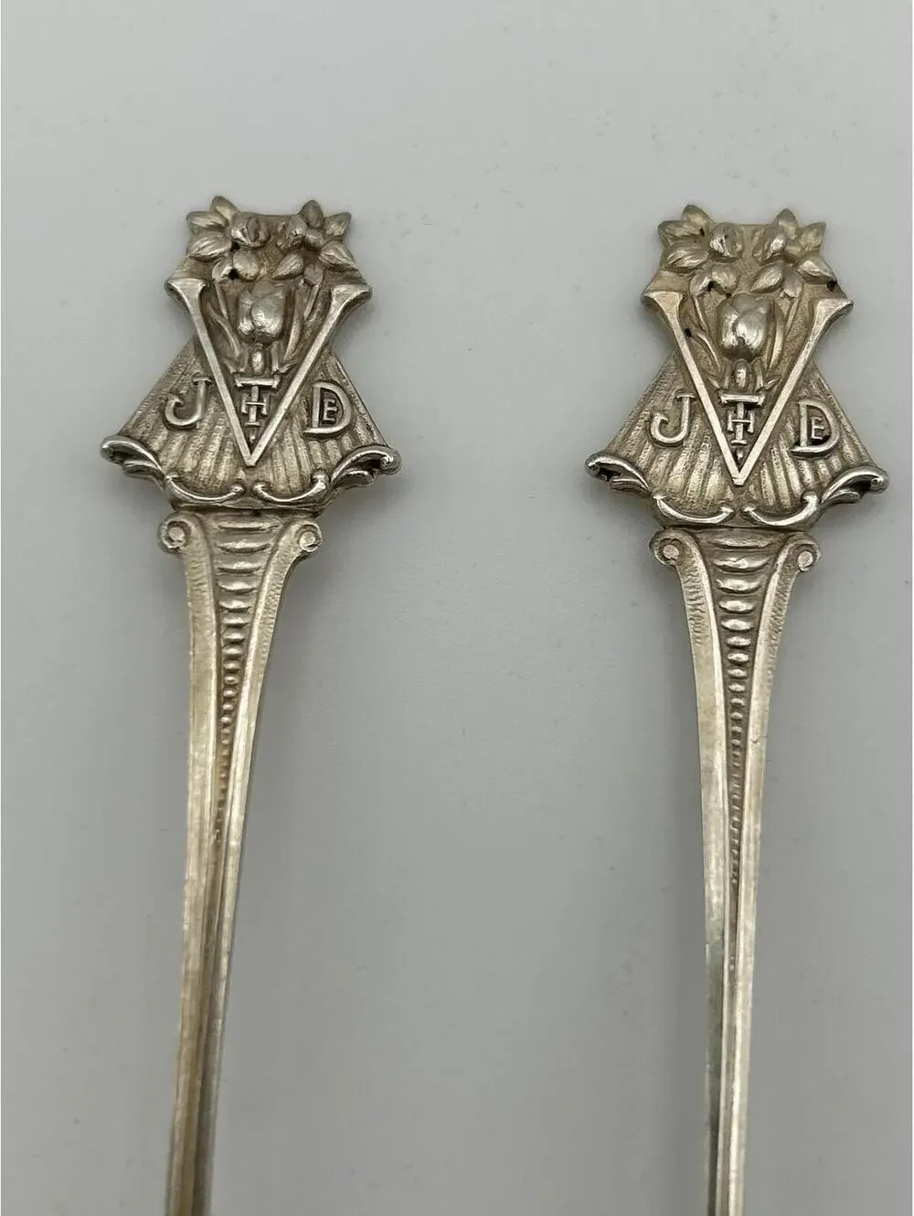 Vintage Jac. Th. de Vroomen Silver Spoons from Lisse,‎ Holland - Set of 2